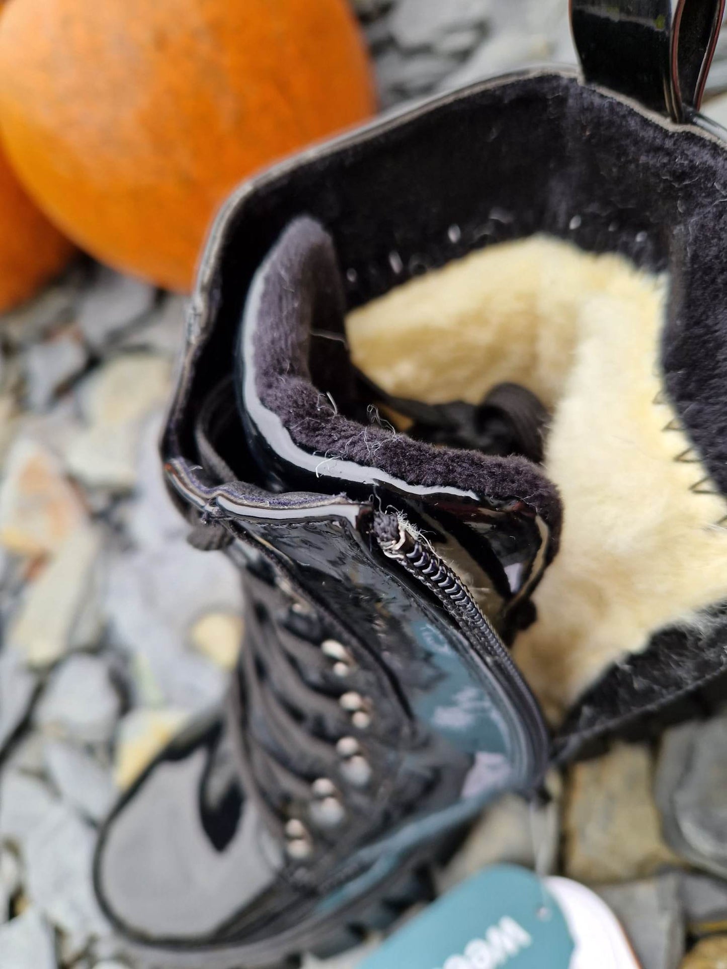 WEESTEP lakuoti žieminiai batai su vilna 33-38d.