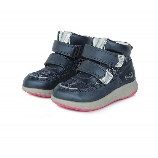 Ponte20  mėlyni batai 28-33 d. DA06-3-993CL