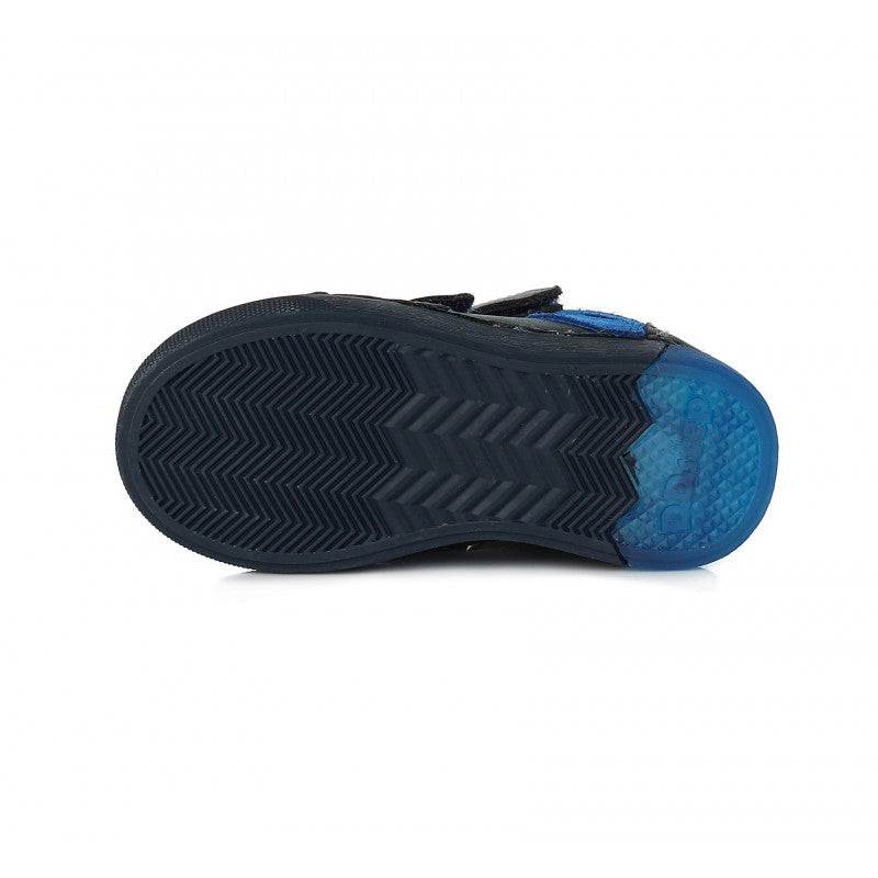 D.D.step tamsiai mėlyni LED batai 31-36 d. A068-398L