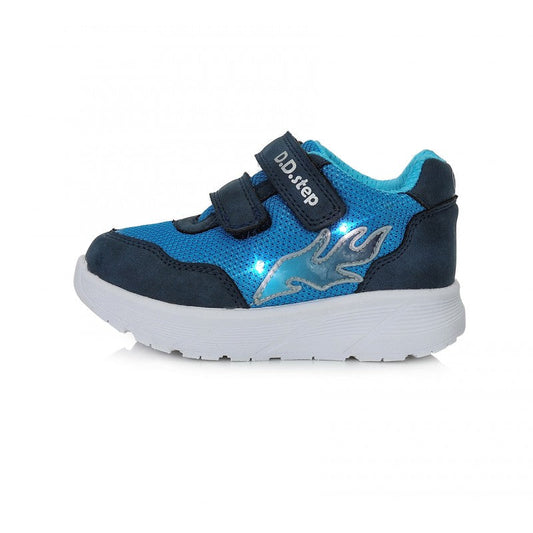 D.d.step LED mėlyni sportiniai batai 26-31 d.  F083-41304BM
