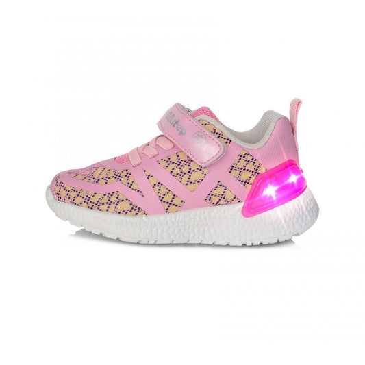 D.d.step rožiniai sportiniai LED batai 30-35 d. F61528DL